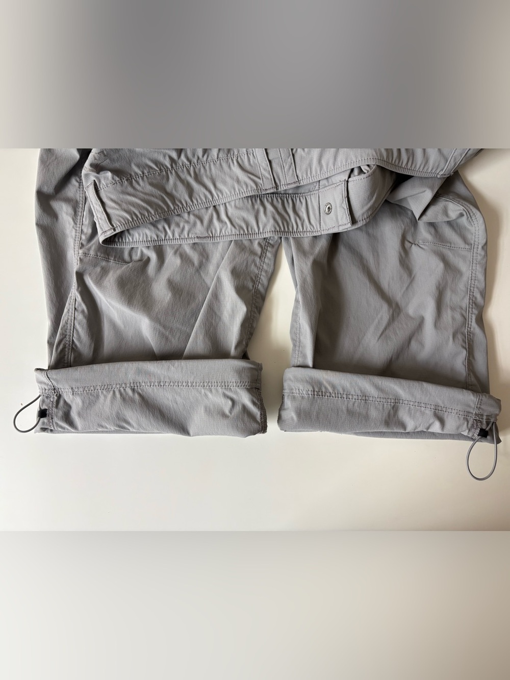L.L. Bean Women’s Large Tropicwear Hiking Capri Pants Grey Lightweight New - Picture 11 of 11